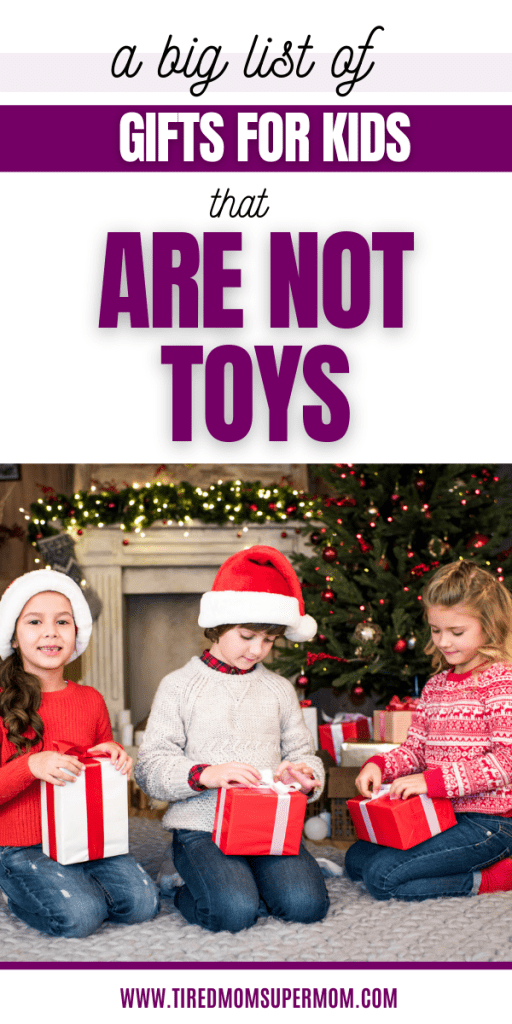 gifts for kids that arent toys