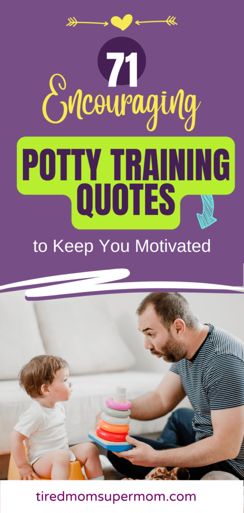 Potty training can be a challenging and stressful time for both parents and children. But these 71 motivational and funny potty training quotes will help you stay positive and encouraged. From funny one-liners to inspirational sayings, these quotes will help you laugh and find encouragement during the potty training journey. Pin now for quick access to a little bit of humor and inspiration when you need it most.