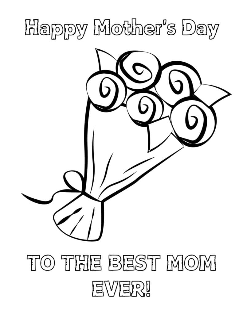 Free Cute Mothers Day Coloring Pages!