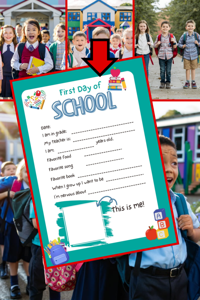 Start the school year right with our fun and engaging first day of school questions for kids! Capture precious memories and get to know your child's thoughts, feelings, and dreams with our free printable. Perfect for Pre K and elementary students, these questions are great for first day of school activities, "All About Me" projects, and get-to-know-you activities. Make the first day special and create lasting memories!