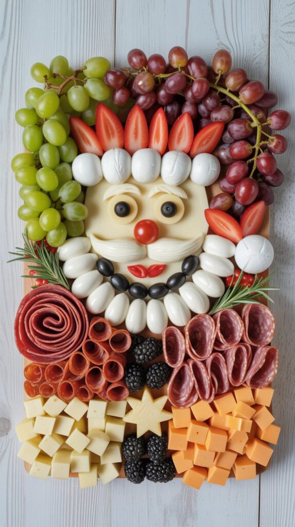 Santa Charcutierie Christmas Board