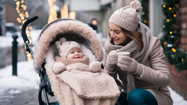 How to Keep Baby Warm in a Stroller This Winter