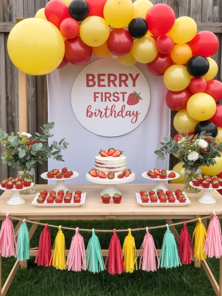Ideas For A Berry First Birthday Party
