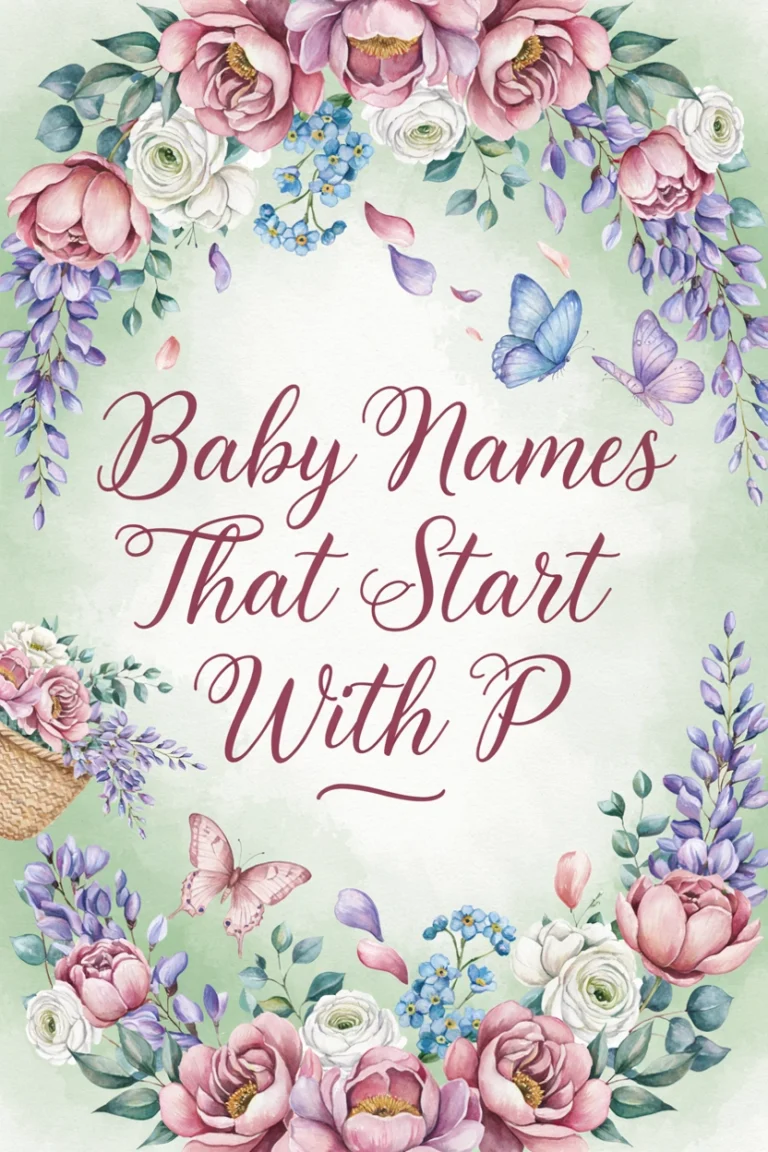 84 Baby Names That Start With P (Meanings & Origins)