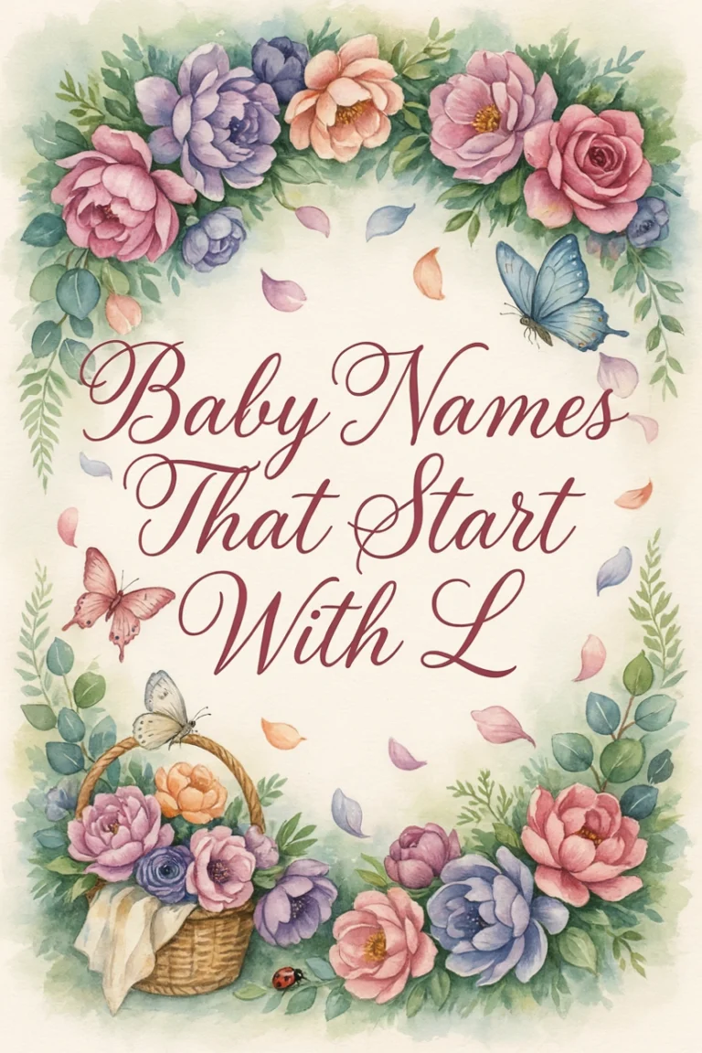 45 Baby Names That Start With L (Meanings & Origins)