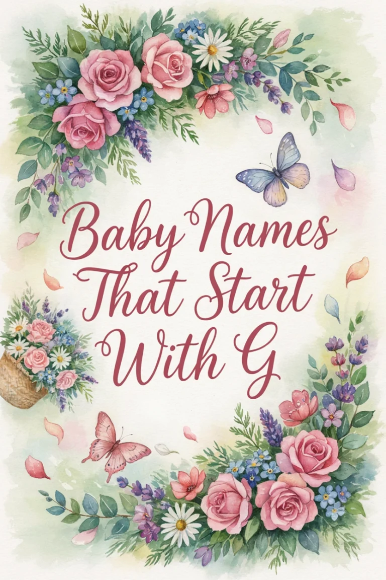 76 Baby Names That Start With G (By Style & Meaning)