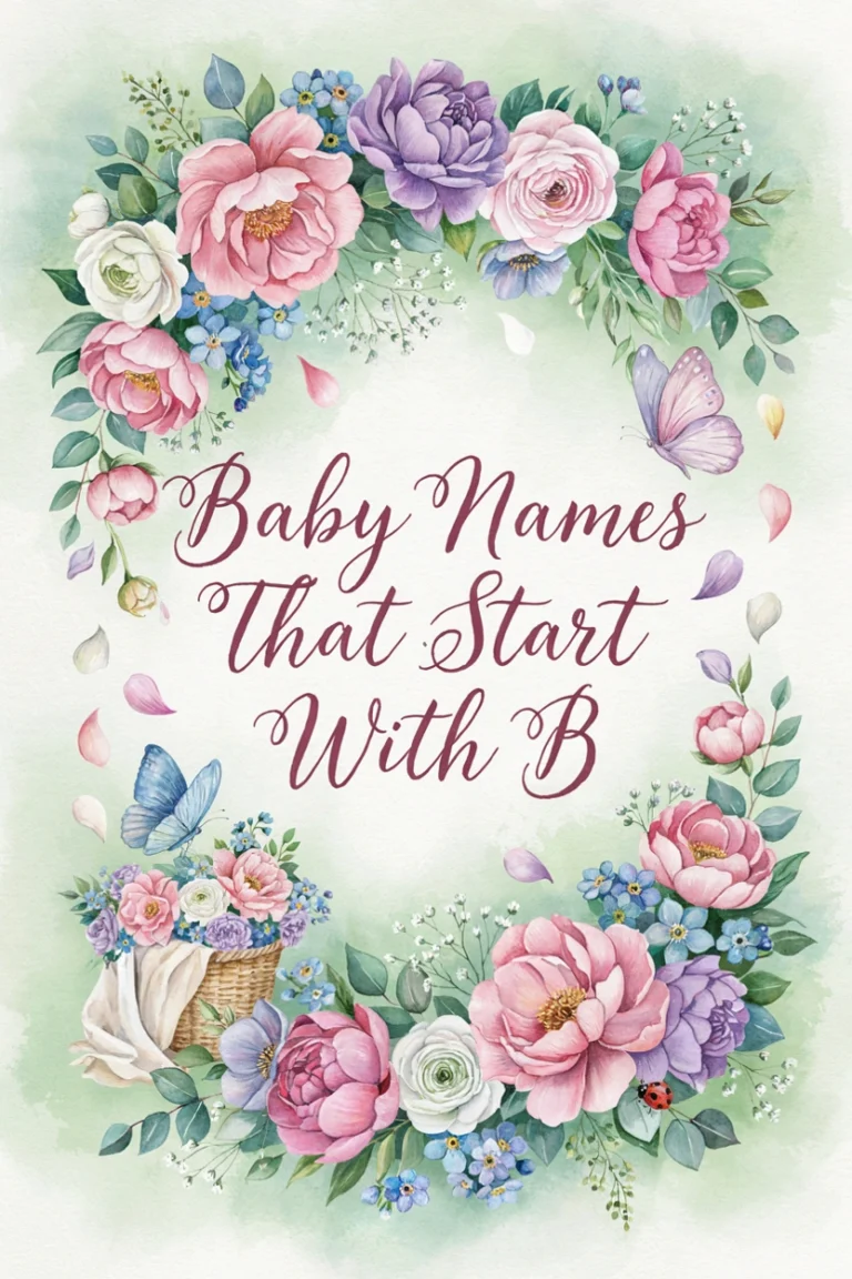 50 Beautiful Baby Girl Names That Start With B (With Meanings)