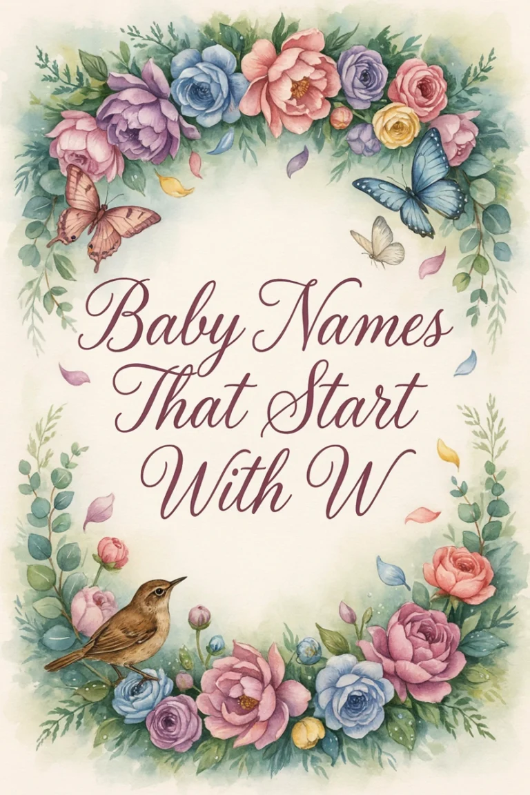 46 Baby Names That Start With W (Meanings & Origins)