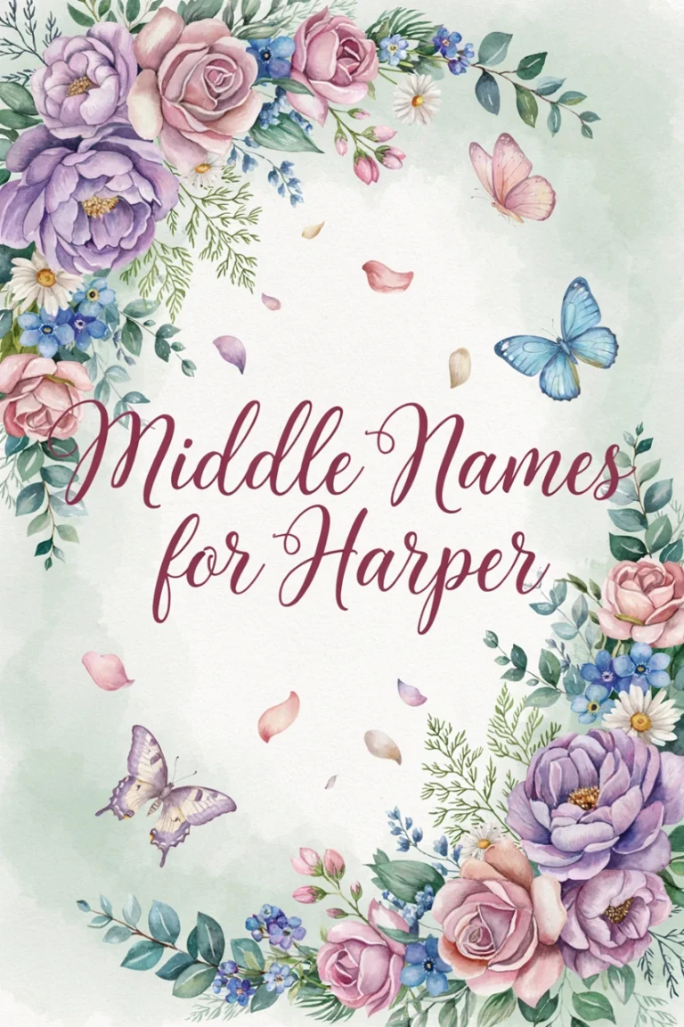 180+ Middle Names for Harper (By Style, Girls & Boys)