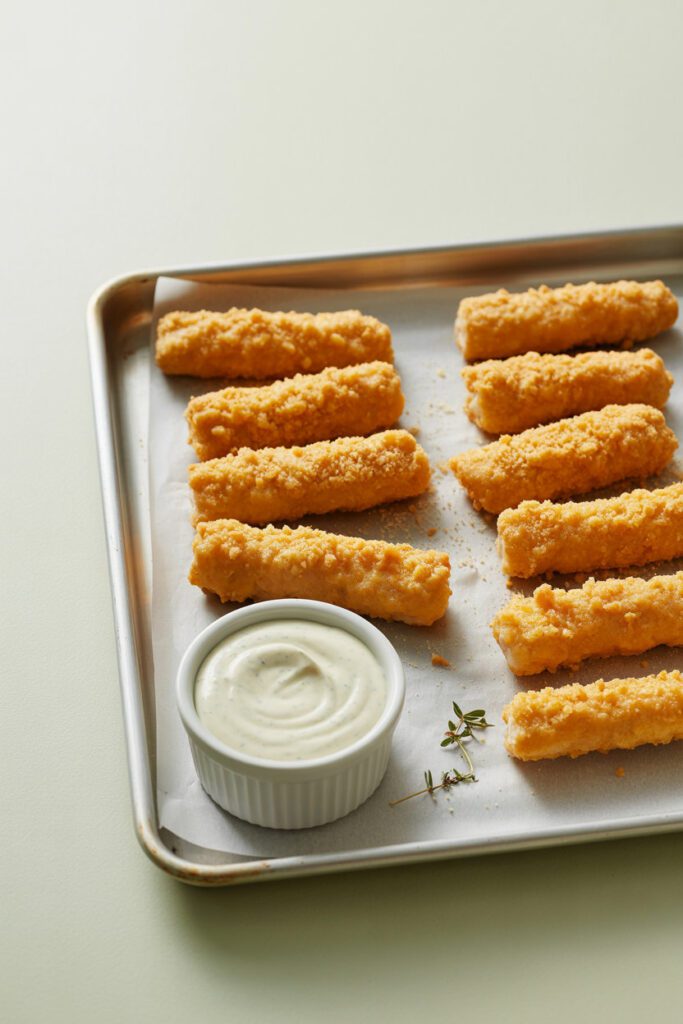 Lightly Breaded Oven Fish Sticks