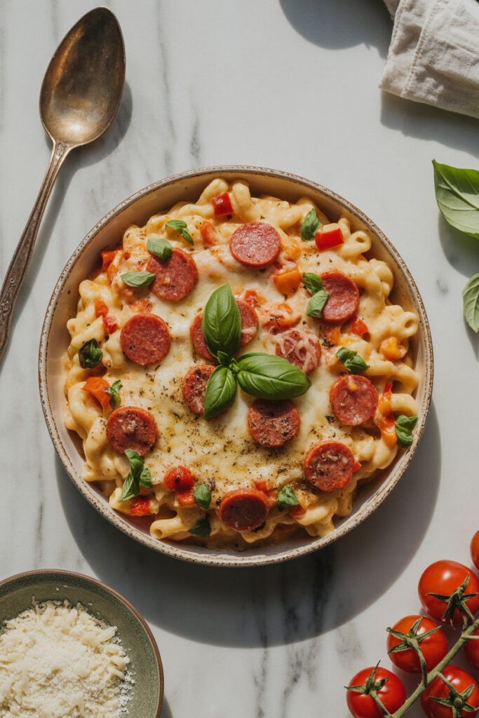 Cheesy Pizza Pasta