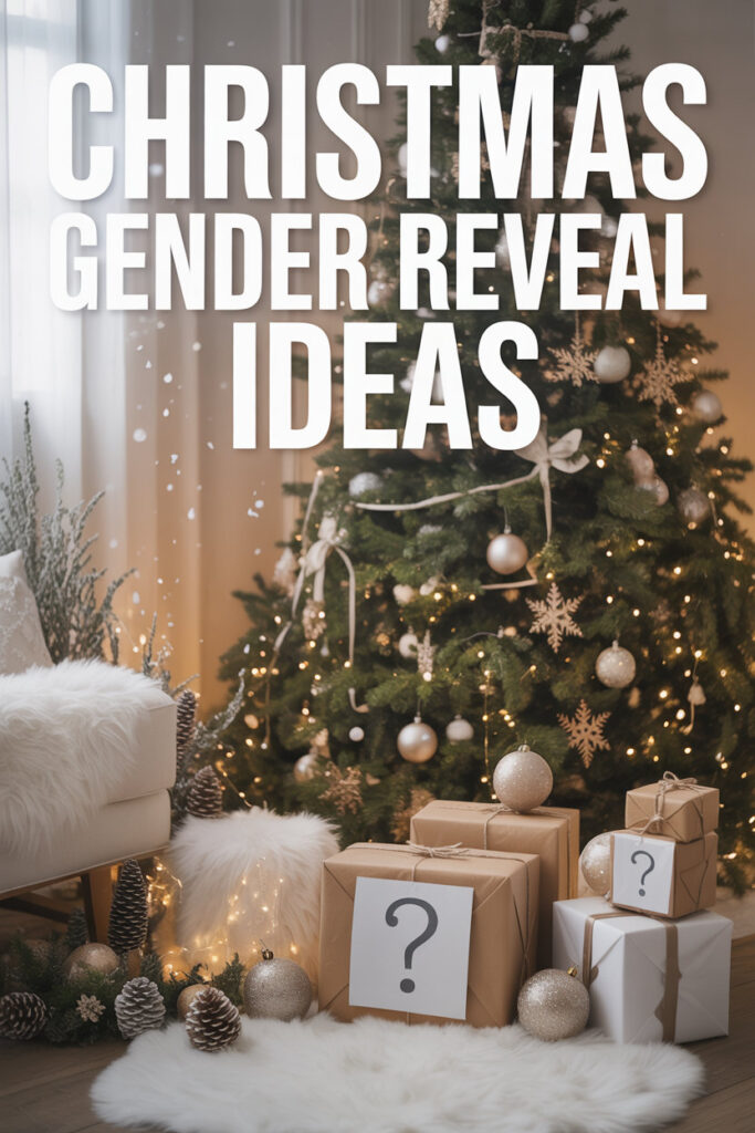 A cozy holiday reveal wrapped in twinkle lights, warm textures, and the sweetest anticipation.