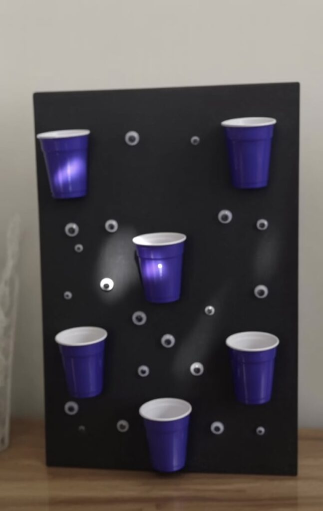 eyeball toss halloween game