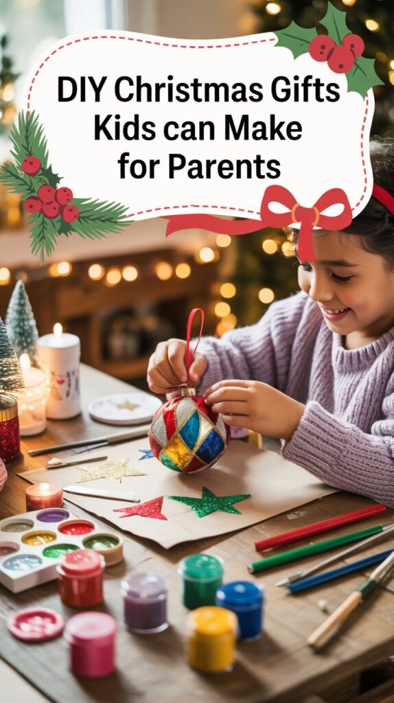christmas gifts kids can make pinterest pin 2