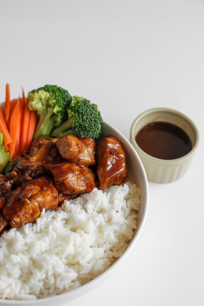 Teriyaki Chicken Rice Bowls (Sauce on the Side)