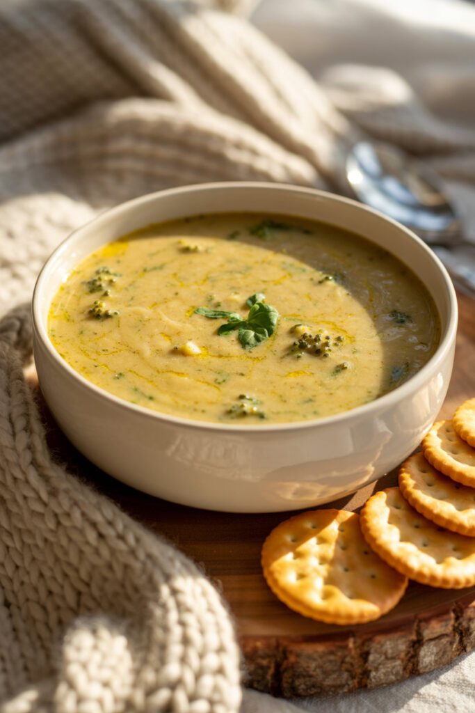 Broccoli Cheddar Soup (Smooth-Blend Option)