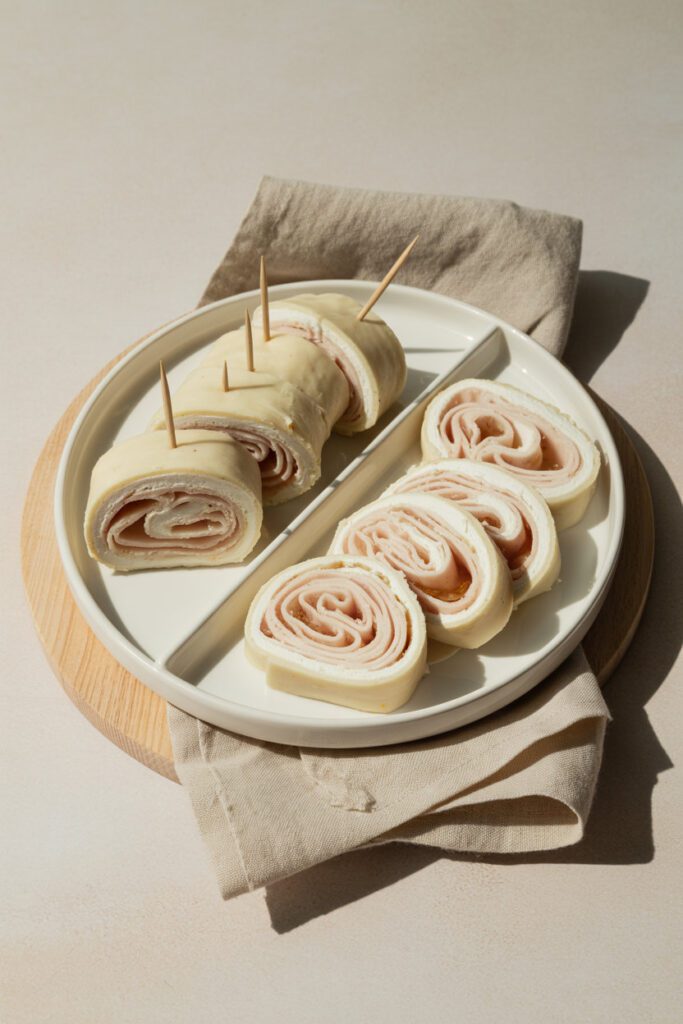 Soft Turkey & Cheese Roll-Ups