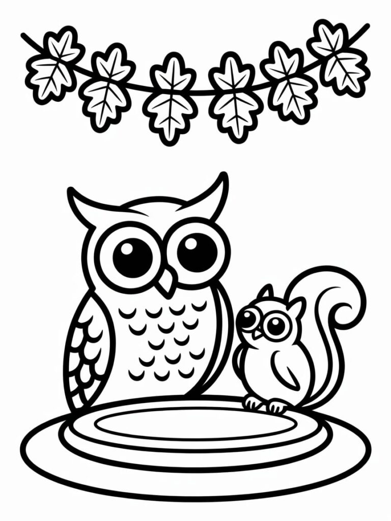 thanksgiving coloring page 