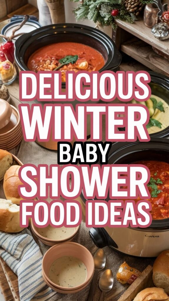 winter baby shower food ideas pin 2