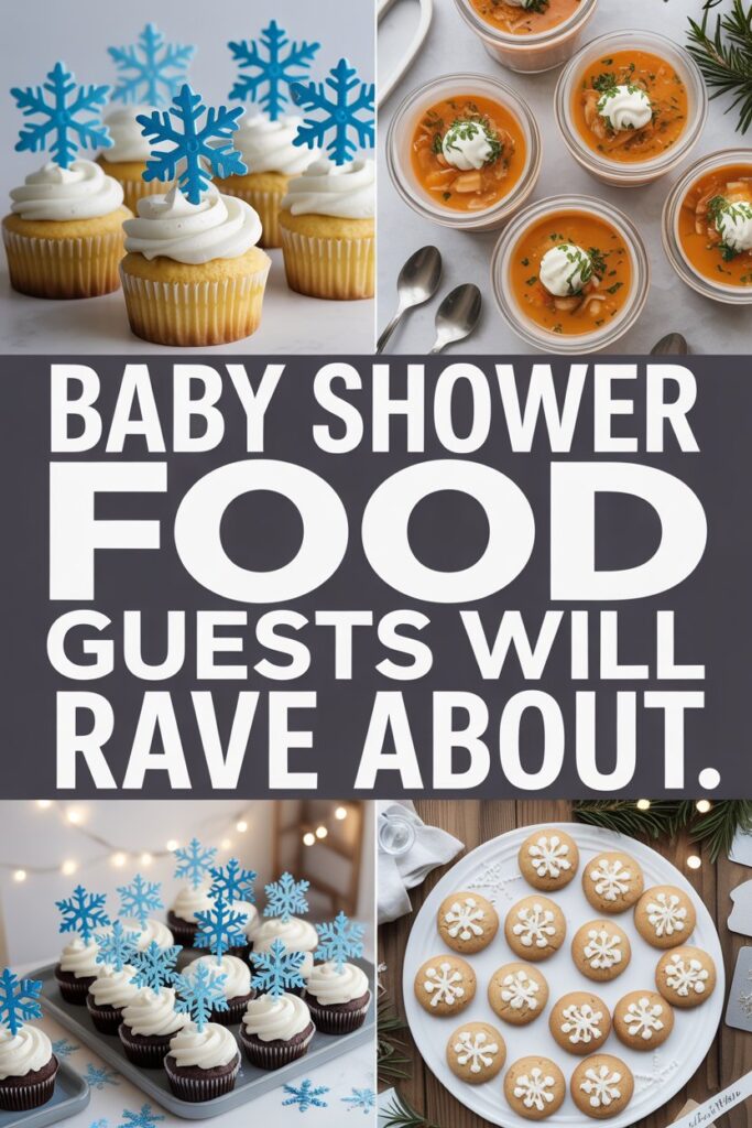 winter baby shower food ideas pin 1