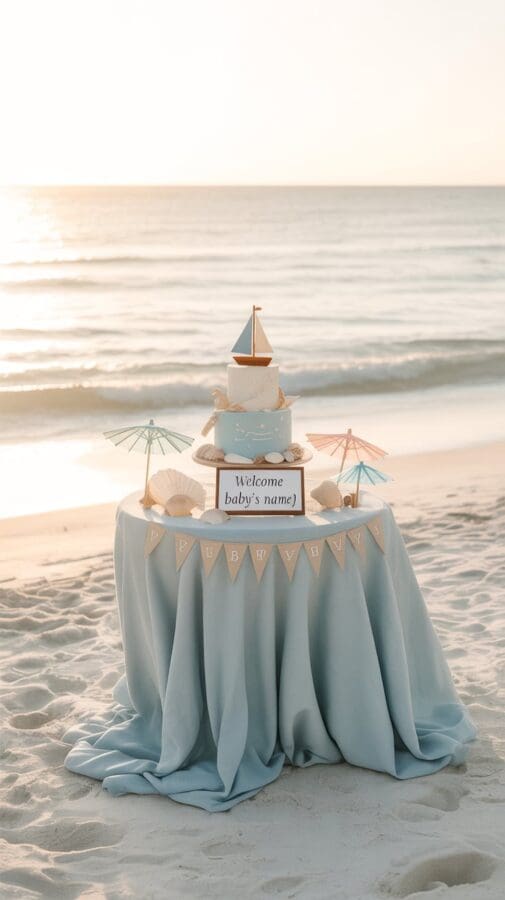 25 Stunning Coastal Baby Shower Ideas for a Dreamy Beach-Themed Celebration