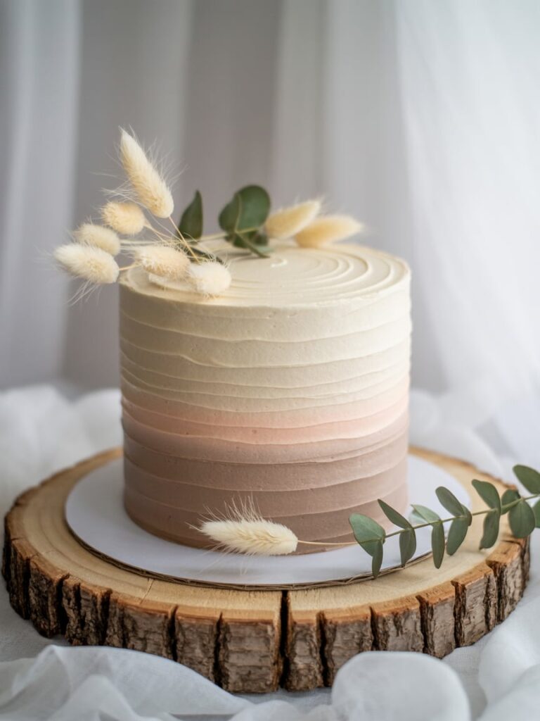 Design Elements That Elevate a Watercolour Ombre Cake