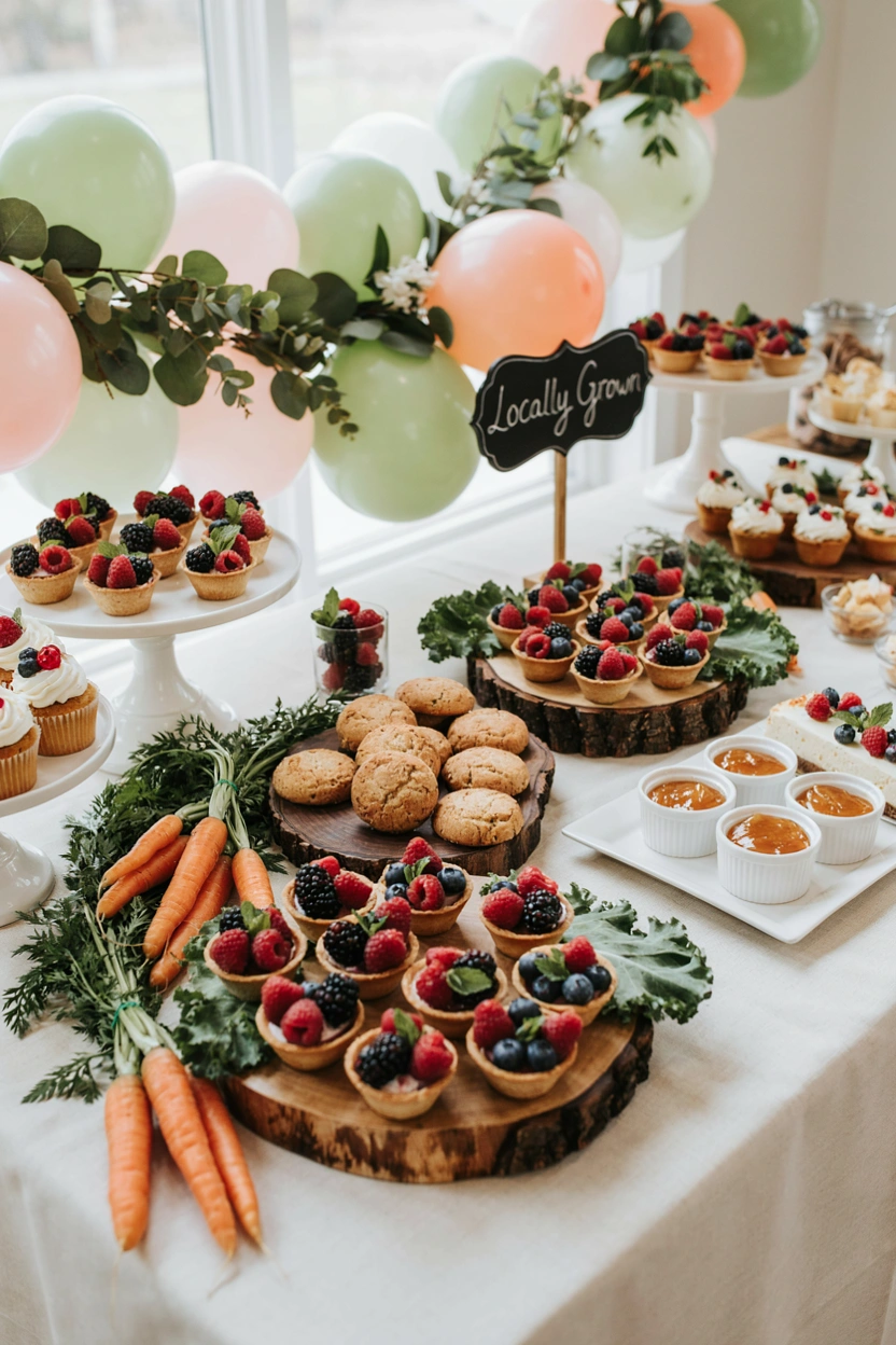 Seasonal Dessert Spread (Fresh & Abundant)