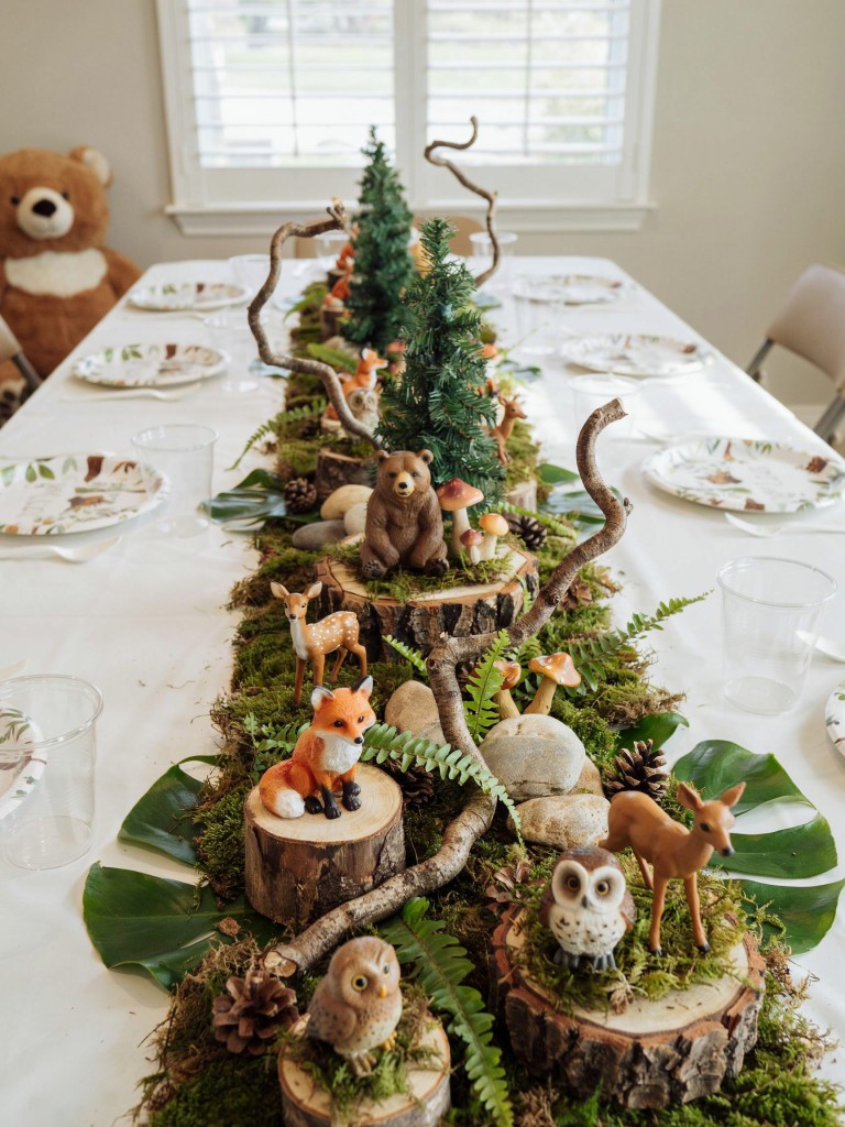 Woodland Forest Table Centerpiece