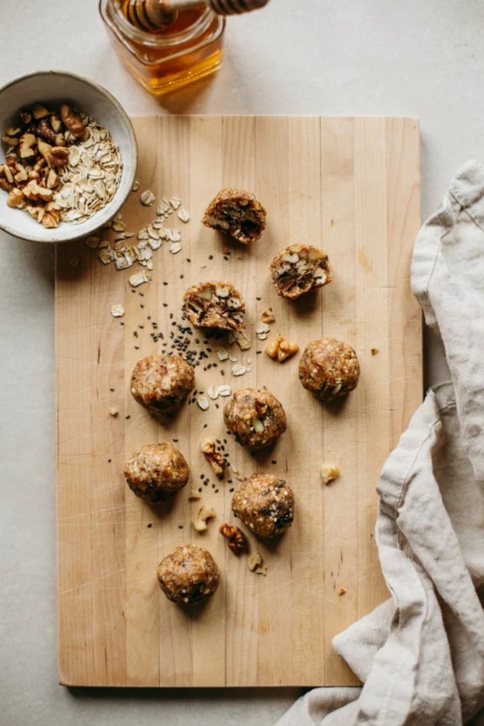 Lactation Energy Bites, a freezer meal to prep before baby arrives