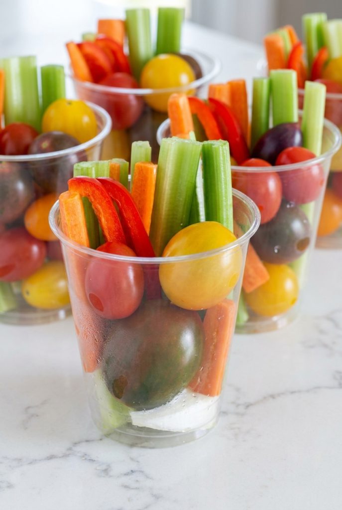Veggie Cups with Ranch
