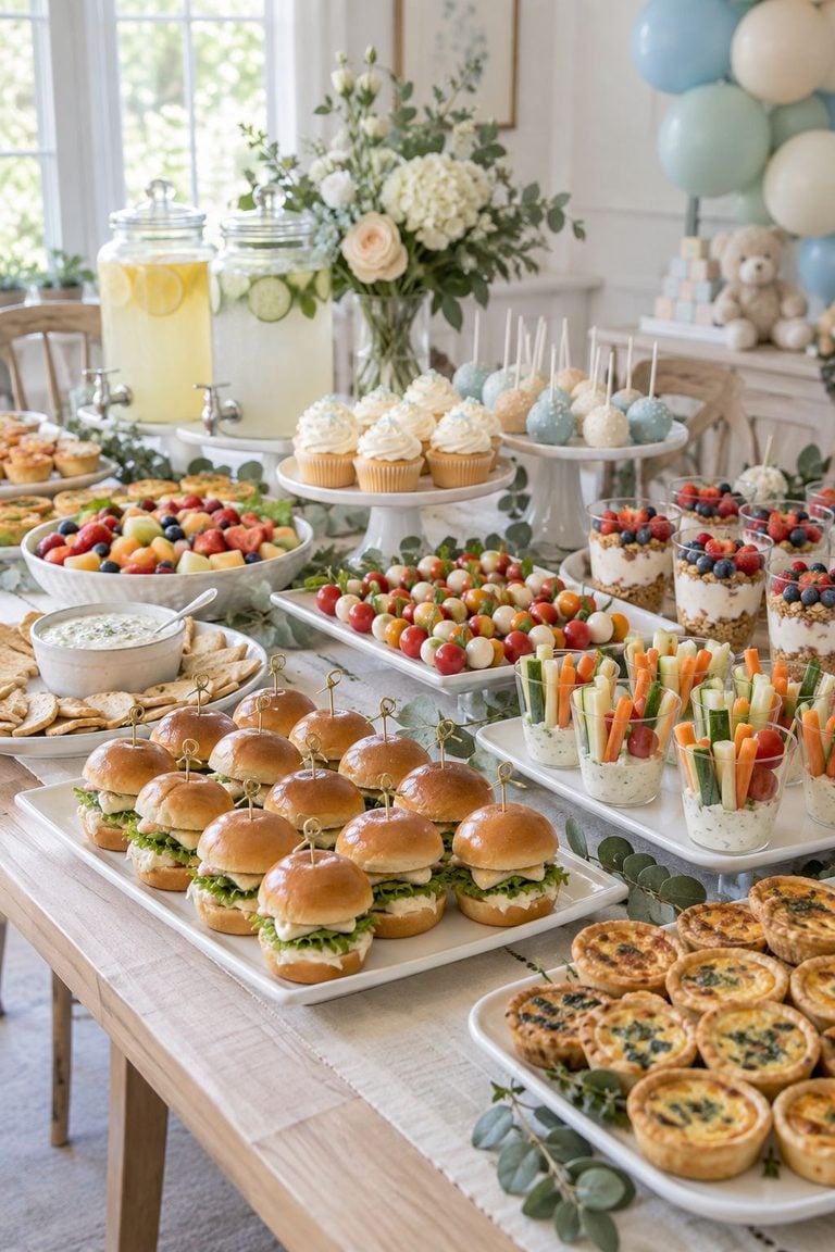 40 Easy and Delicious Baby Shower Food Ideas