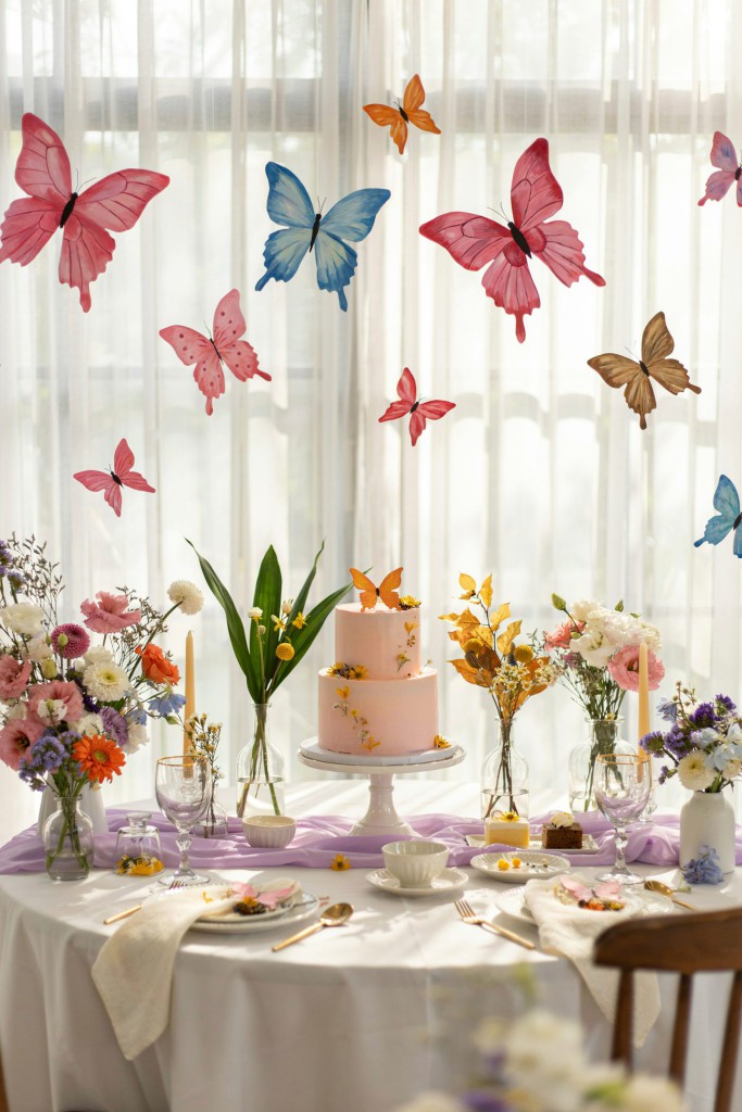 Butterfly Party Set Up 