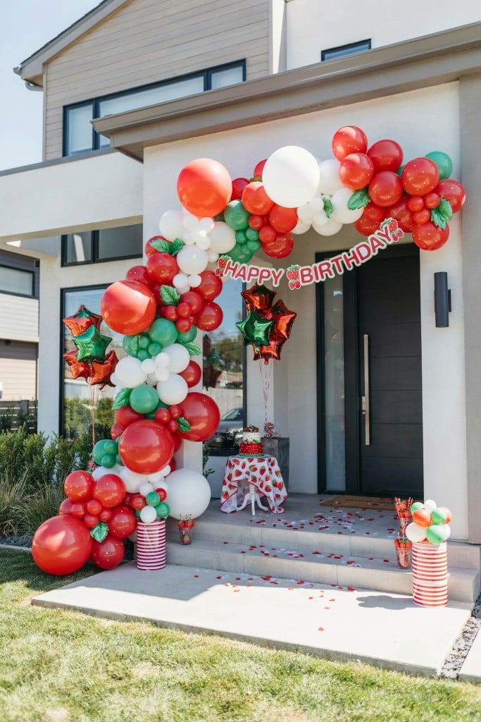 Berry Balloon Arch