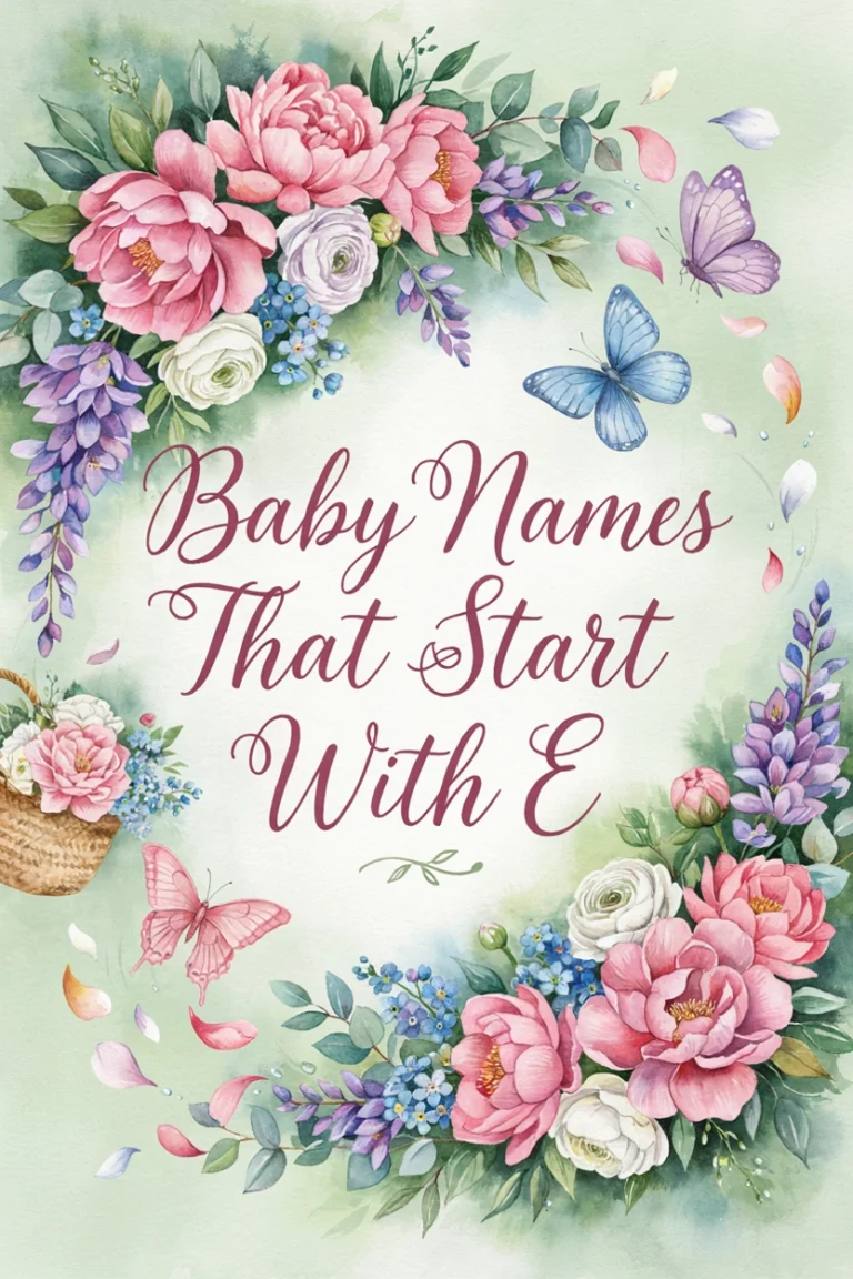 72 Baby Names That Start With E (Meanings & Origins)