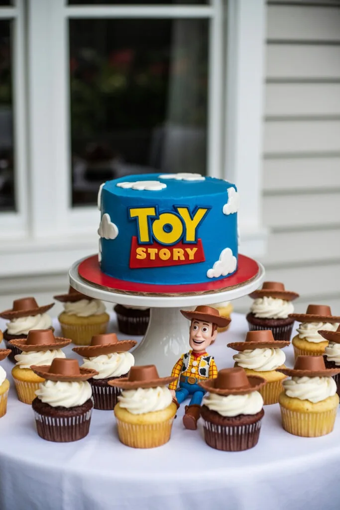 Toy Story Cake & Cupcake Display