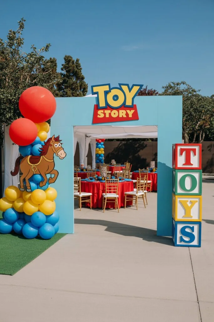 Show-Stopping Toy Story Entrance Setup