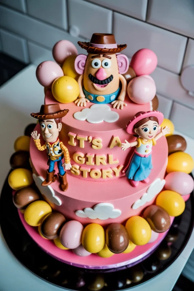“It’s a Girl Story” Toy Story Cake