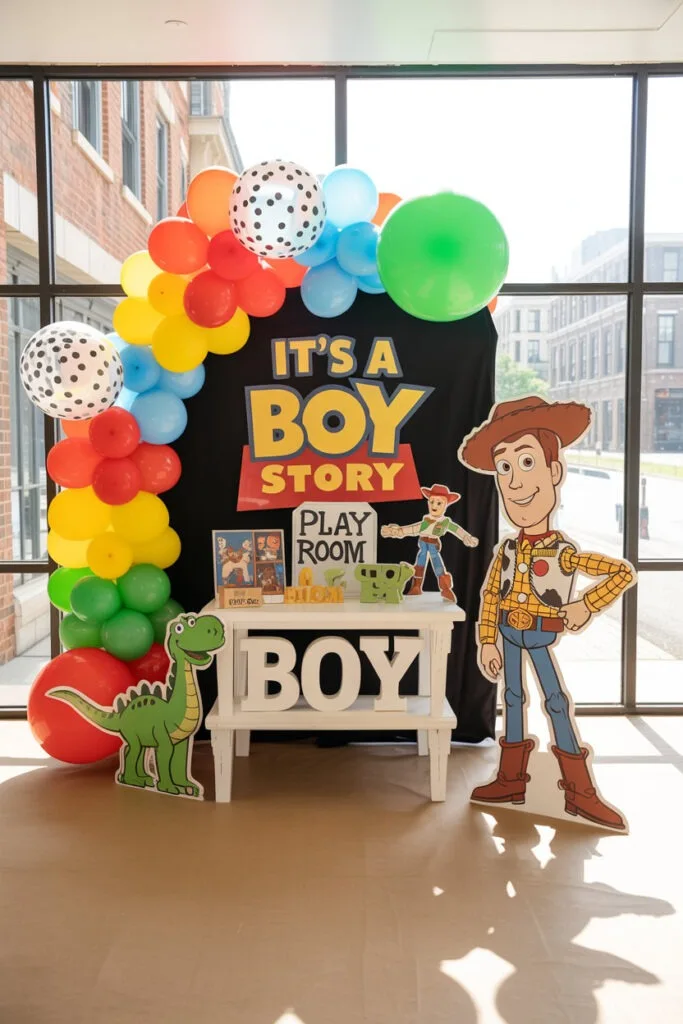 Playroom-Inspired Toy Story Setup