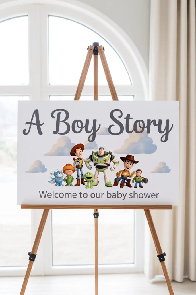 Toy Story Welcome Sign