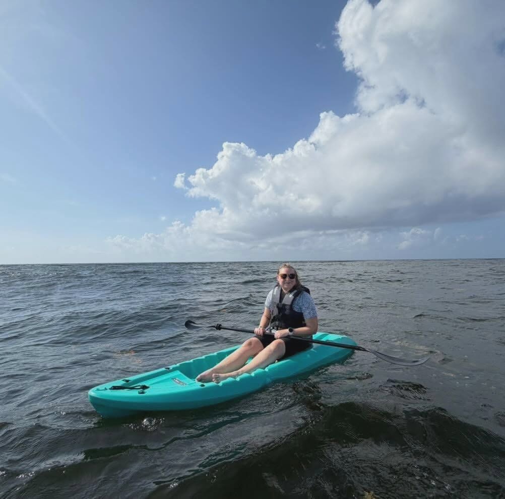 Elizabeth on the ocean