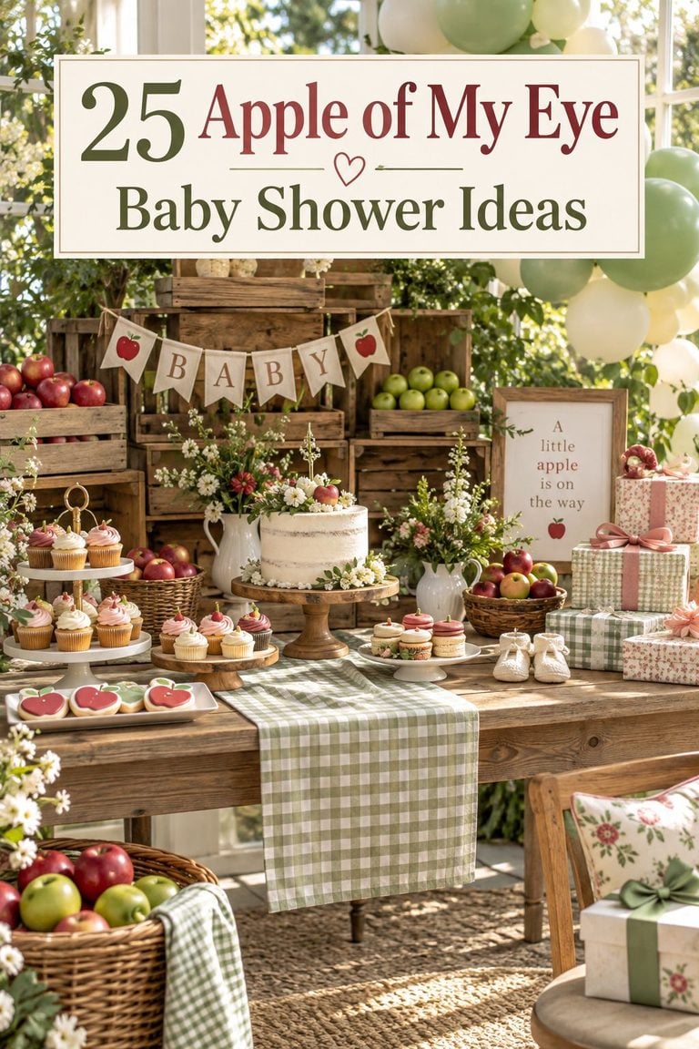 Apple of My Eye Baby Shower Ideas