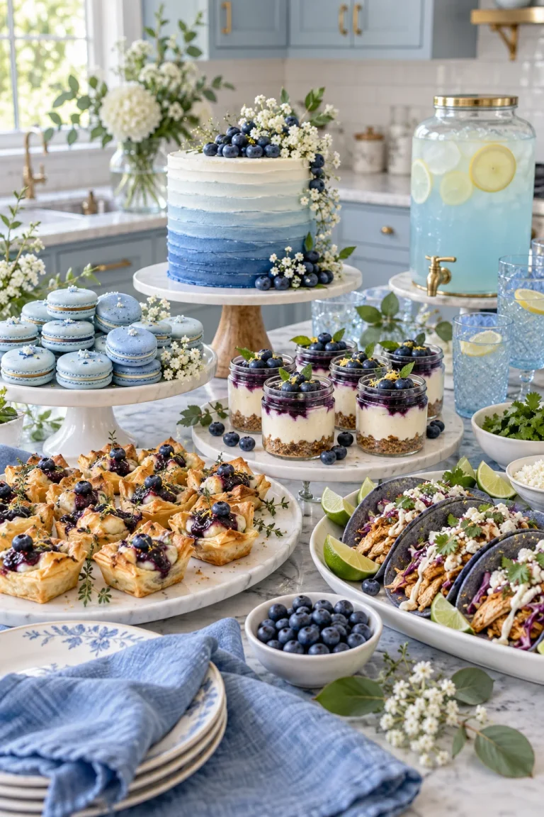 15 Blue Baby Shower Food Ideas That Look as Good as They Taste