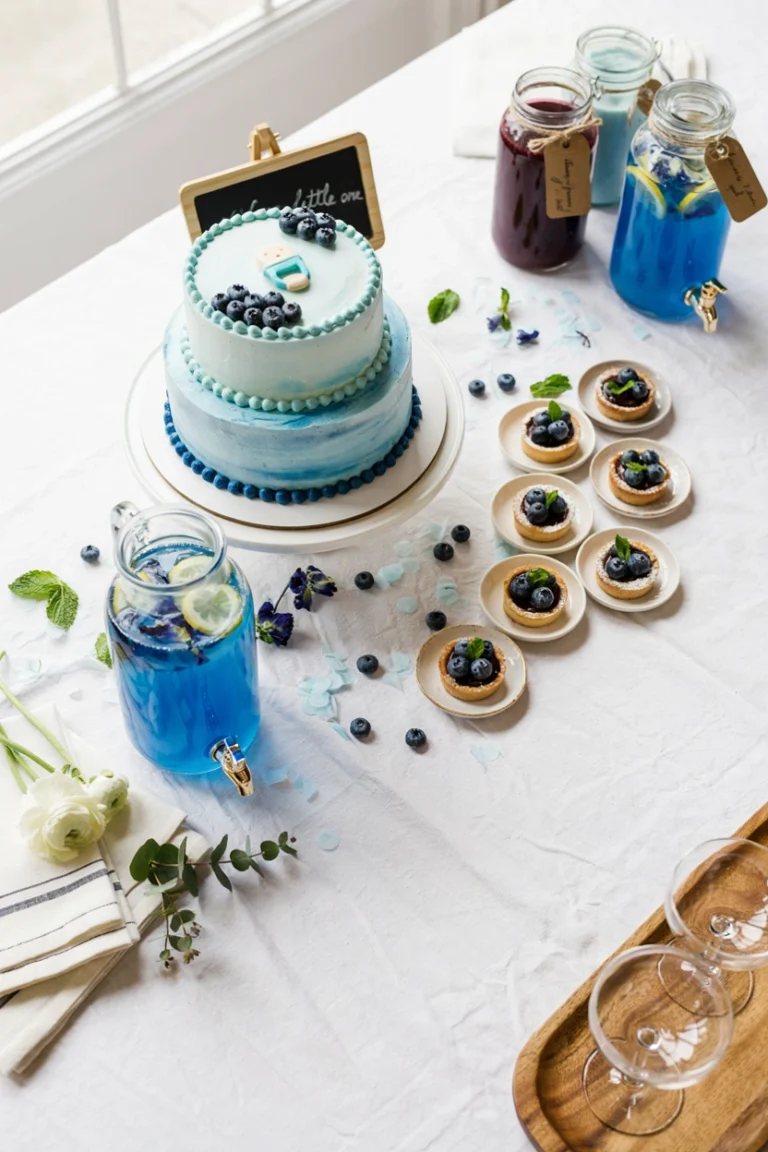 15 Blue Baby Shower Food Ideas That Look as Good as They Taste