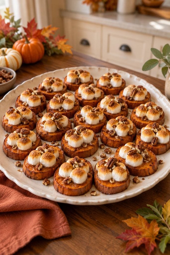 Marshmallow Sweet Potato Bites