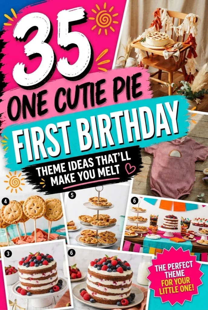 one cutie pie birthday party ideas pinterest pin