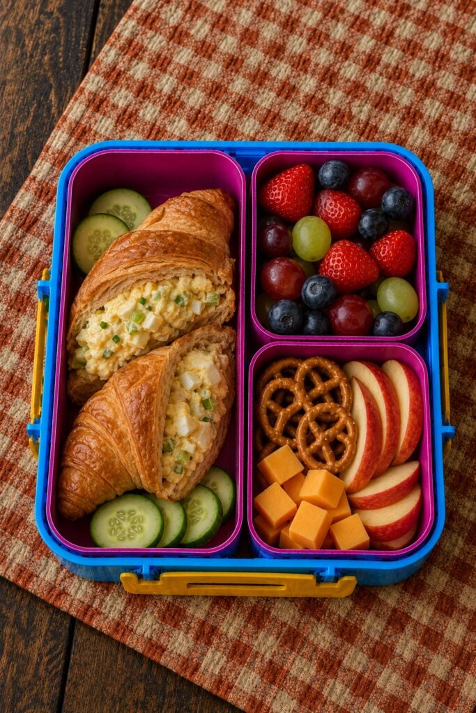 Egg Salad on Croissant