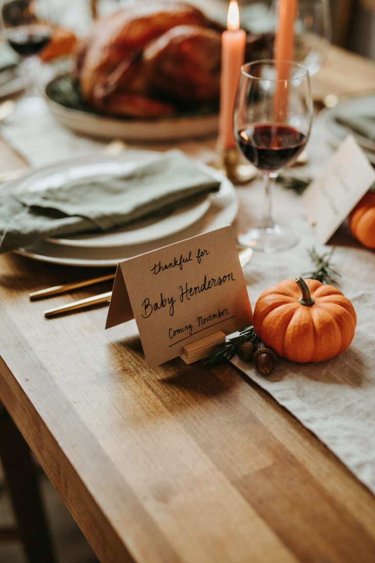 Thanksgiving Baby Announcement Ideas Your Whole Family Will Love