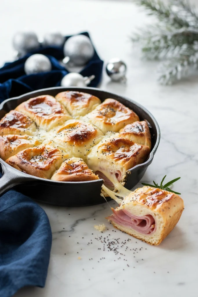 Hot Ham and Cheese Sliders, Christmas potluck recipe