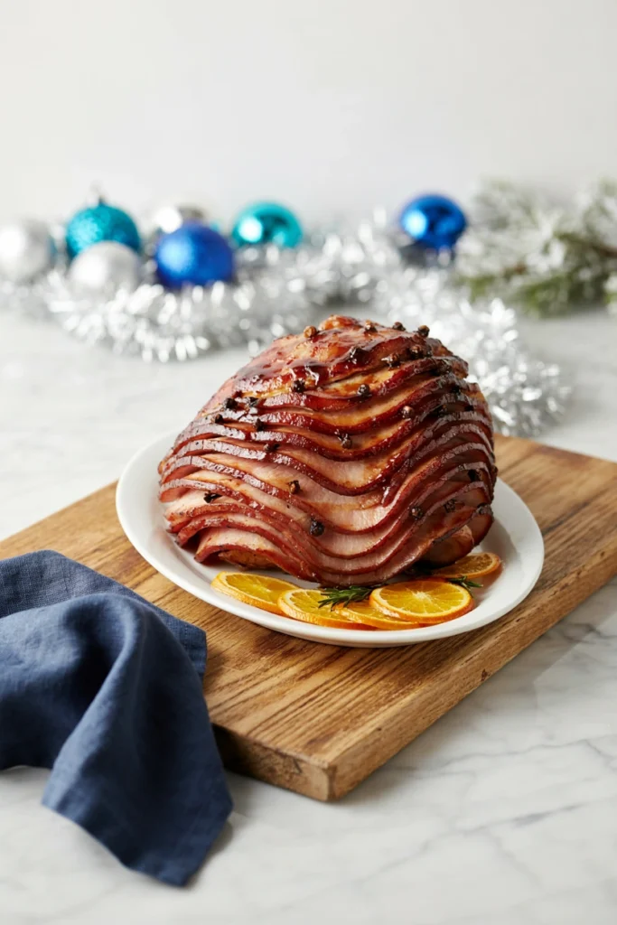 Brown Sugar Glazed Ham, Christmas potluck recipe