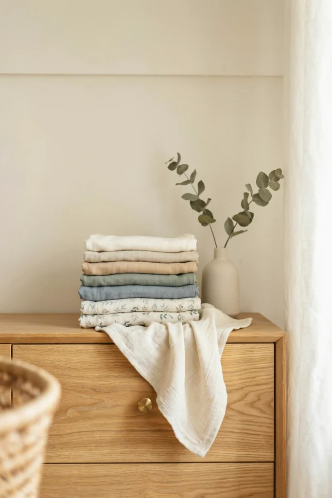 Muslin swaddle blankets, an affordable baby shower gift under $25